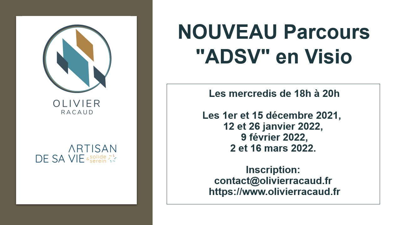 You are currently viewing NOUVEAU PARCOURS « Adsv » écoute active sans jugement